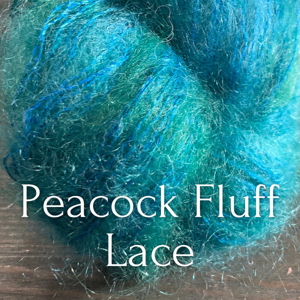 Peacock Fluff Lace