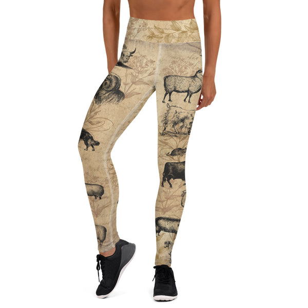 Antique Animals Leggings