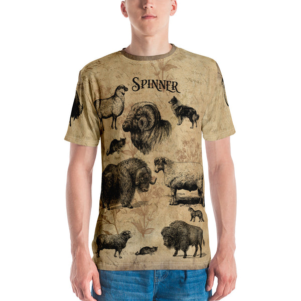 Antique Animals Spinner T-shirt
