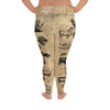 Antique Animals Plus Size Leggings
