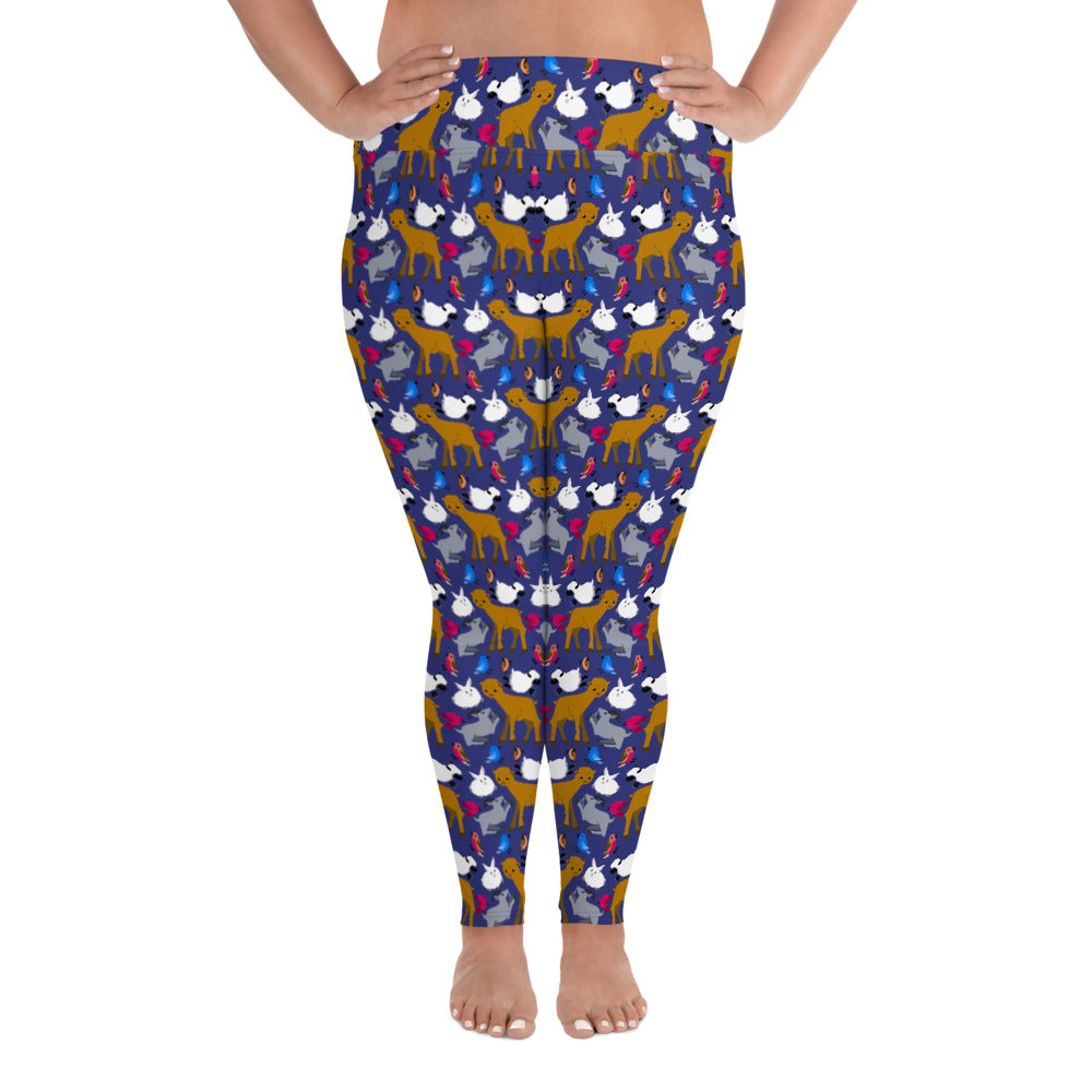 Fiber Animals Plus Size Leggings – Unplanned Peacock Studio