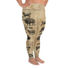 Antique Animals Plus Size Leggings