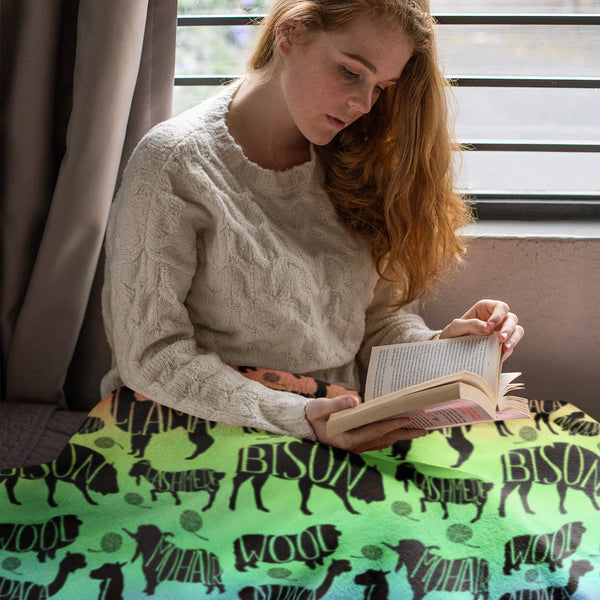 Rainbow Animals Blanket