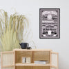 Knitting Rules Lilac Framed poster