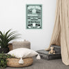Knitting Rules Jade Framed poster
