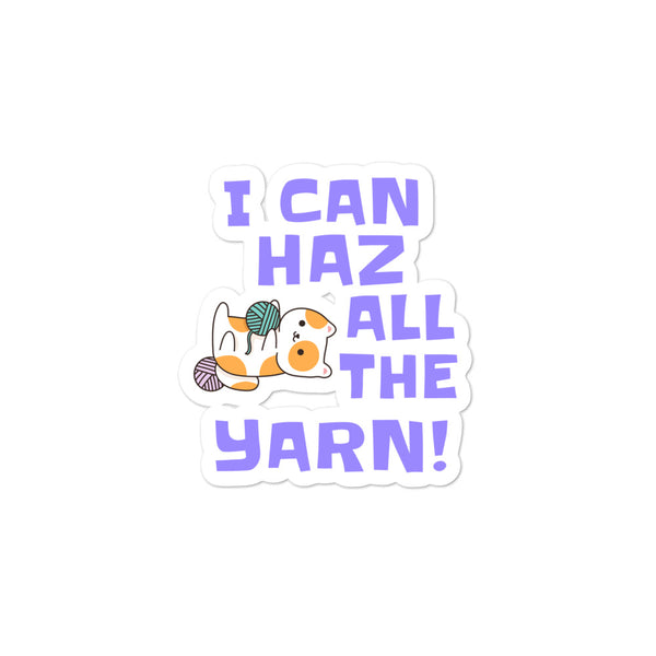 I Can Haz Yarn stickers