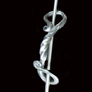 Stainless Steel Curly Large Shawl Pin