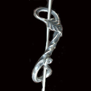 Stainless Steel Leaf Large Shawl Pin