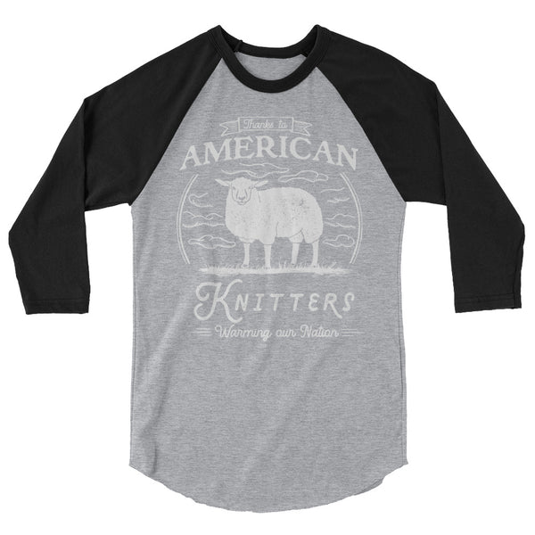 American Knitter raglan shirt