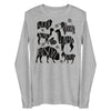 Fiber Animal Name Long Sleeve Tee
