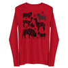 Fiber Animal Name Long Sleeve Tee